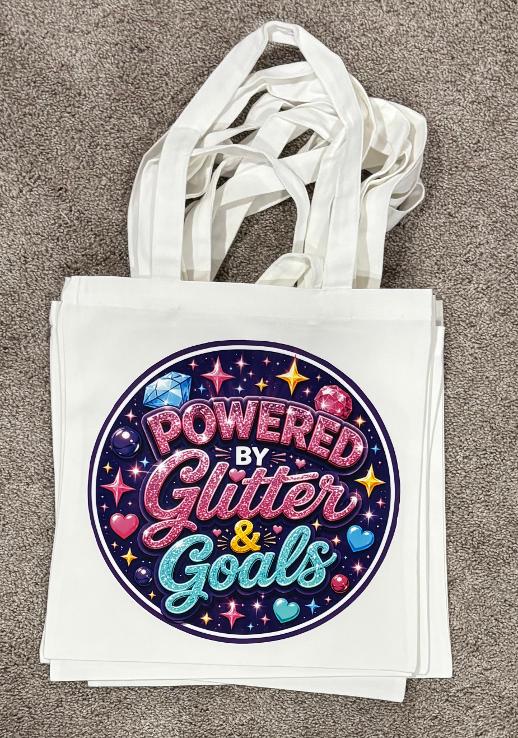 Briezy Scoops WHITE Canvas Bag